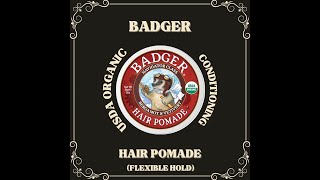 Barber Reviews: BADGER Hair Pomade // 90 Second Reviews