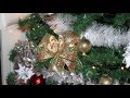 How to make decorative bow for Christmas tree in a very simple way