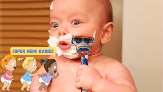 100 Funny Baby s-Hilarious Babies Compilation-Super Hero Babies