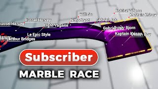🏁 $50 Marble Race Olympics - Subscribers only - #17