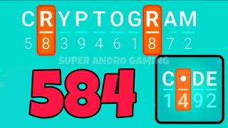 CRYPTOGRAM 584