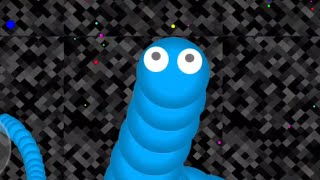 WormsZone Cacing Epic slitherio Gameplay Biggest snake full trolling video worms creeping funnyshort
