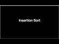 Insertion Sort algorithm in details | Java