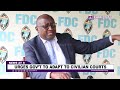 fdc condemns trying political leaders in military court martial