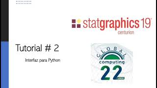 Tutorial Statgraphics: Interfaz de Python