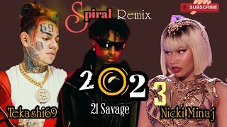 21Savage spiral Remix ft 6ix9ine & Nicki Minaj [prod by johnboy] 2023