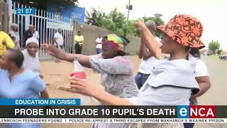 Education in Crisis | Probe into grade 10 pupil's death