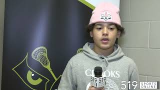 Damien Ramirez can't wait to play for the U15 CW Riverhawks this Spring