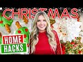 25 Christmas Hacks...Save Time & $$$ Decorating!