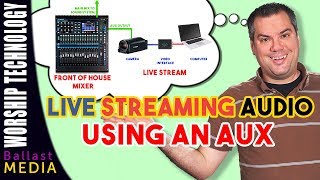 Live Streaming Audio - How to use an Aux Mix
