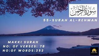 Surat Al-Rahman (The Most Beneficent) | With English Translation |