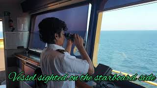 #crossing #collision #ror.                      A Crossing ship / Life on Ship / Capt. S.Dhananjayan