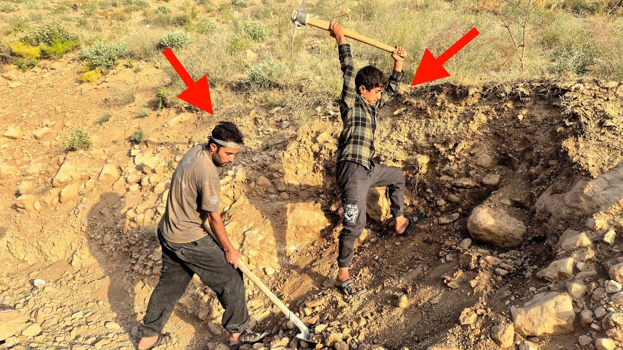 Future Shelter In Mountain S Heart Cave Digging Adventure Youtube