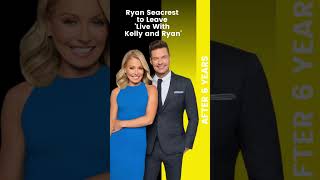 Ryan Seacrest to leave ‘Live With Kelly and Ryan'
