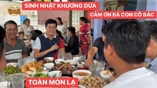 Khương Dừa hạnh phúc cùng nội ngoại, xóm trọ dùng bữa cơm mừng sinh nhật