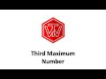 Third Maximum Number | LeetCode 414 | Coding Interview Tutorial