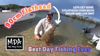 Flathead Fishing | 90cm Flathead | Best Day Ever