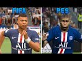 Kylian Mbappe • FIFA vs PES | 2017 to 2022