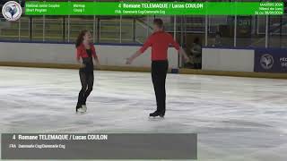 Romane Telemaque \u0026 Lucas Coulon SP French Masters 2024