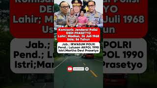 Polisi, Sosok Komjen Pol. Dedi Prasetyo..‼️ #shorts #trending #polisi #polri #biodata