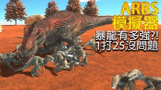 暴龍有多強 | T-Rex Vs ALL UNITS| 動物起義戰鬥模擬器 | Animal Revolt Battle Simulator | ARBS