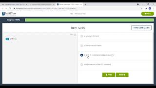 #CISCO___ PE2 Module 2 Test ANSWER | PYTHON ESSENTIALS 2 |