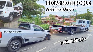 DICAS IMPORTANTES DE REBOQUE | Guinchando carro porrado no delvery 10 160  plataforma.