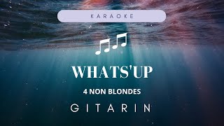 WHAT'S UP - 4 NON BLONDES #GITARIN #karaoke