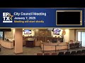 city council meeting