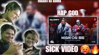 HIGH ON ME - YO YO HONEY SINGH FT TALWINDER 🔥(SICK VIDEO🚀) CHAAR3 KA BANDA|REACTION