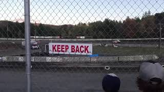 JP Vaillancourt hot laps in the 91 dirt coupe Rumtown Speedway