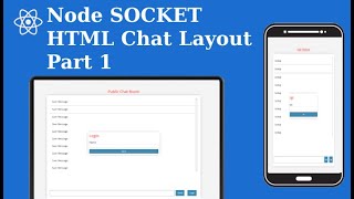 Node Socket.io HTML Chat Layout - Part 1