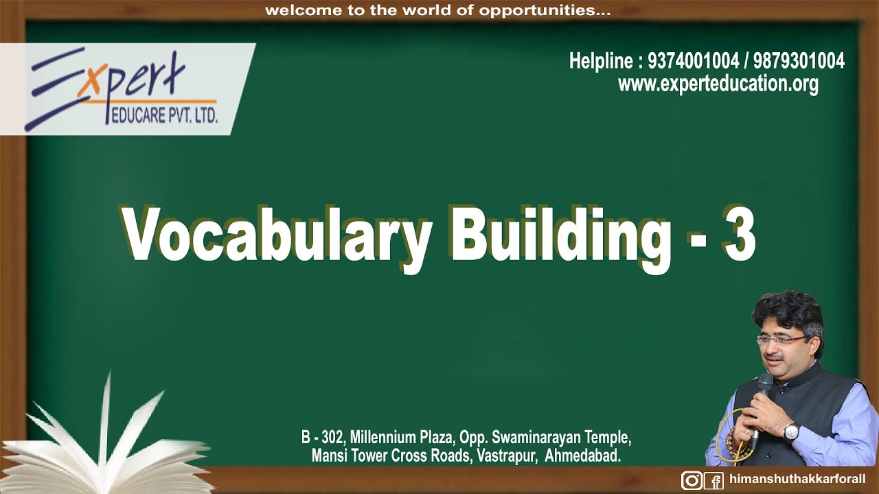 Vocabulary Building 3 - YouTube