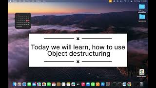 JavaScript Object destructuring feature (ES6) || JavaScript with Sahil #javascript Tutorial