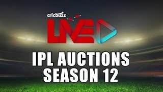 Cricbuzz LIVE: IPL 2019 Auction, Pre-show