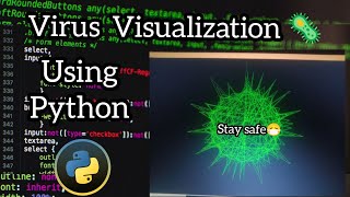Virus Visualization | Python | Turtle | #turtle #python #coronavirus #coding #pythonturtlegraphics