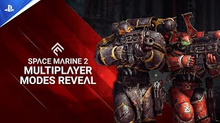 Warhammer 40,000: Space Marine 2 - Trailer de révélation des modes multijoueur - 4K | PS5