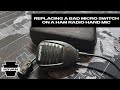 Replacing Bad Micro Switch on Ham Radio Hand Mic