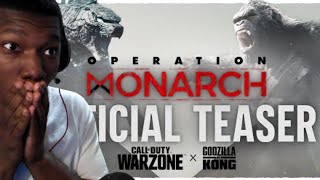 Operation Monarch Official Teaser feat. Godzilla vs. Kong | Call of Duty: Warzone REACTION