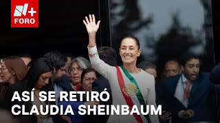 Sheinbaum se retira de la Cámara de Diputados después de tomar posesión - Las Noticias