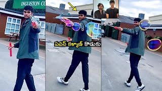 పవన్ కళ్యాణ్ కొడుకు 😍 Pawan Kalyan Son Akira Nandan At Enjoying at Scotland | Janasena | Filmylooks