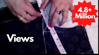 आसान तरीके से लेडीस सूट की कटिंग करना सीखे -Simple Suit cutting in easy way-सूट की कटिंग