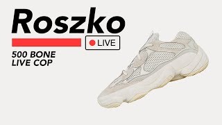 🔴 Live Cop: Yeezy 500 Bone White