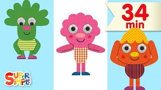 Head Shoulders Knees And Toes | + More Kids Songs | Featuring Noodle & Pals