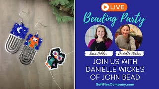 Live Beading Party With Danielle Wickes of John Bead - Delica Seed Beading Ideas