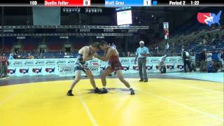 Fargo 2012 160 Round 2: Dustin Fuller (Iowa) vs. Matt Gray (Wisconsin)