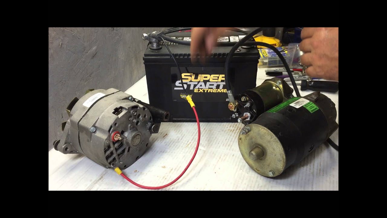 How To Wire Alternator Chevy