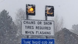 Dicey road conditions Tuesday morning in northern Utah