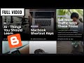 [FULL VIDEO] How To Create A Responsive Blog Design For Your Blogger Website
