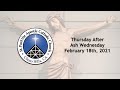 Thursday After Ash Wednesday | February 18th, 2021